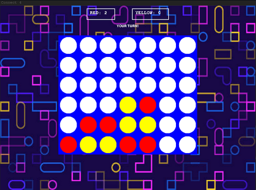 Online Connect 4 project screenshot